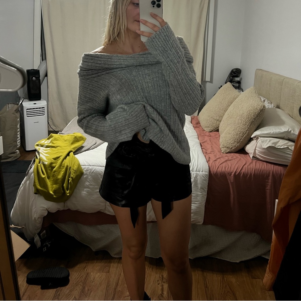 SILENT leather shorts - Picture 5 of 15